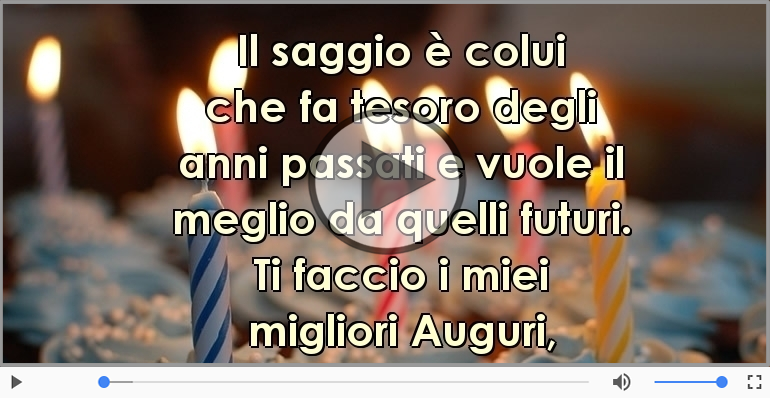 Ti faccio i miei migliori Auguri