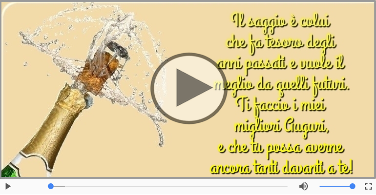 Ti faccio i miei migliori Auguri