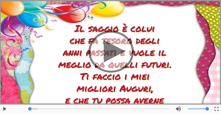 Ti faccio i miei migliori Auguri