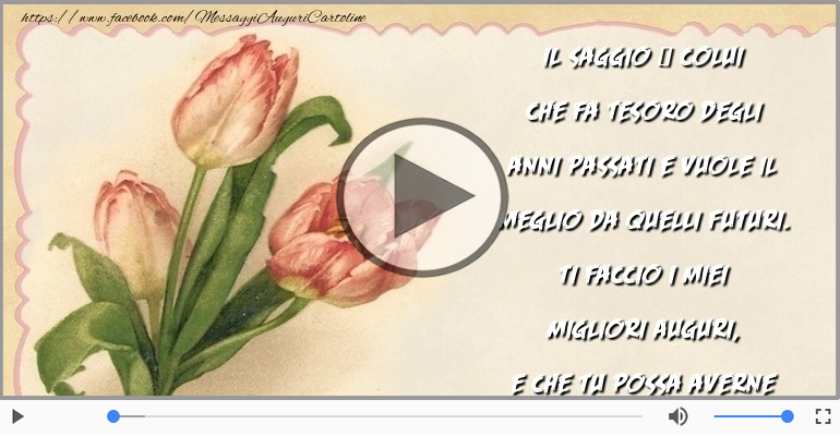 Ti faccio i miei migliori Auguri