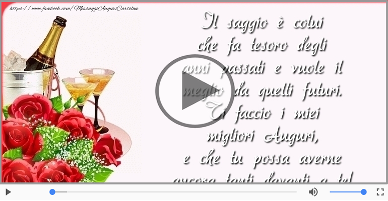 Ti faccio i miei migliori Auguri