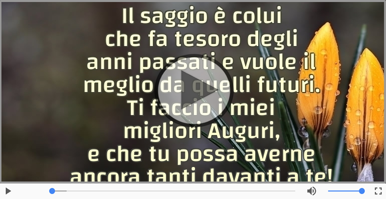 Ti faccio i miei migliori Auguri