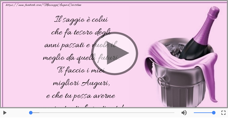 Ti faccio i miei migliori Auguri