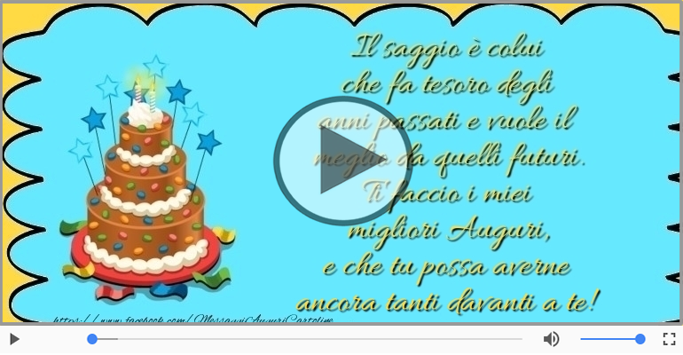 Ti faccio i miei migliori Auguri