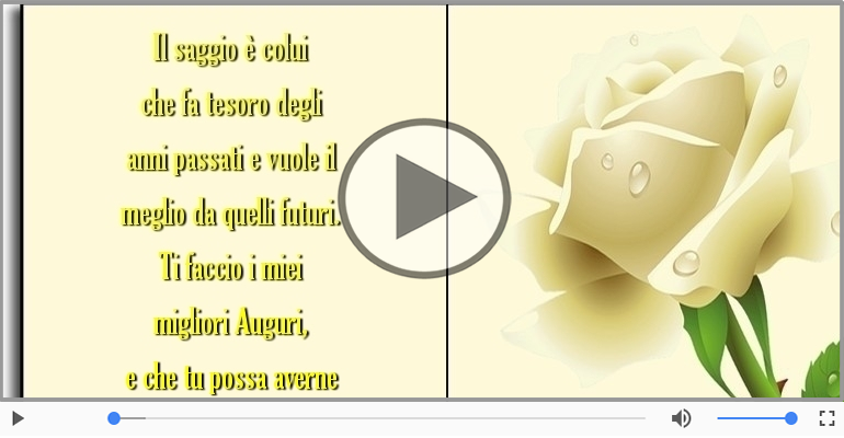 Ti faccio i miei migliori Auguri