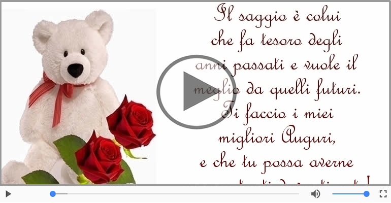 Ti faccio i miei migliori Auguri