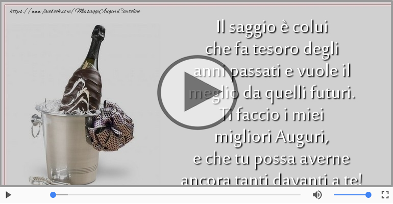 Ti faccio i miei migliori Auguri