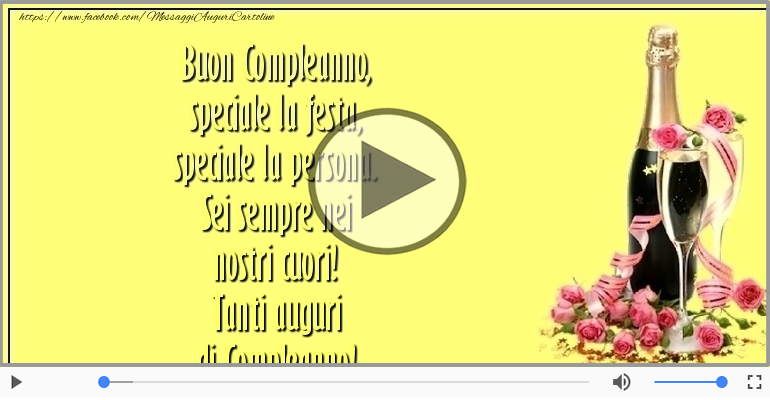 Buon compleanno!