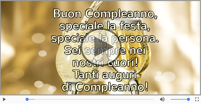 Buon compleanno!