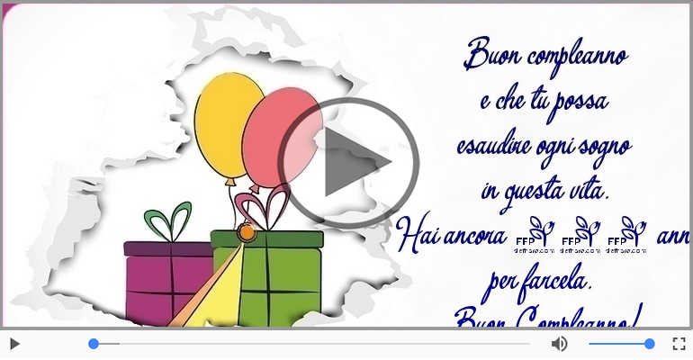 Hai ancora 100 anni  per farcela. Buon Compleanno!