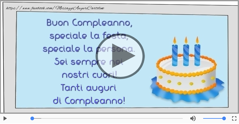 Buon compleanno!