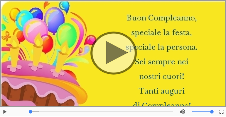 Buon compleanno!