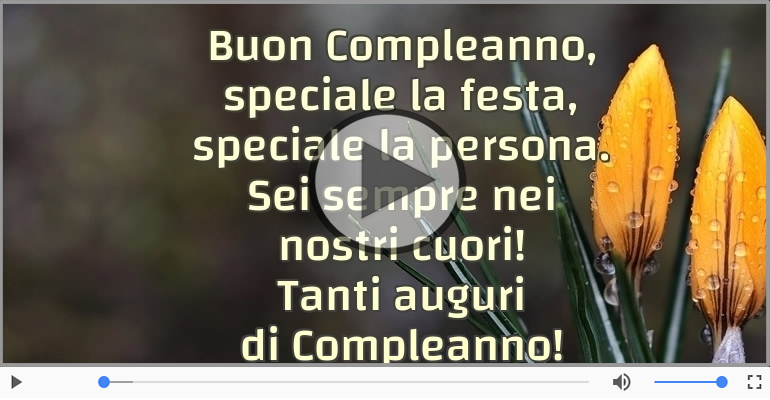 Buon compleanno!