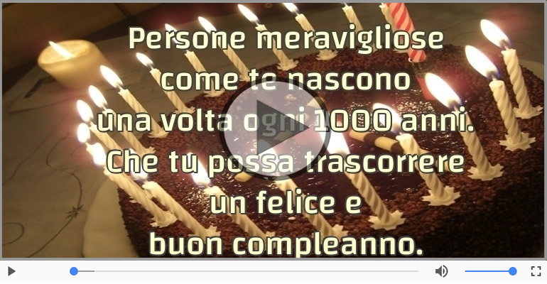 Buon compleanno!