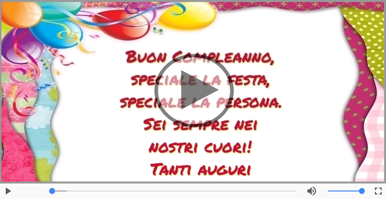 Buon compleanno!