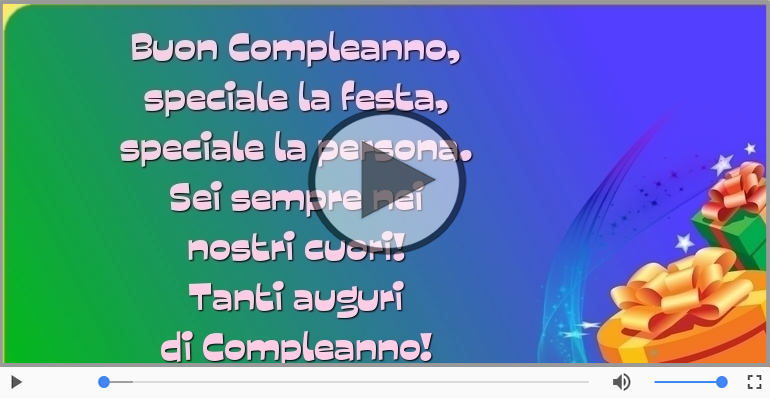 Buon compleanno!
