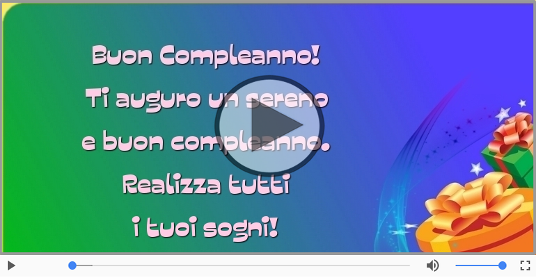 Buon Compleanno!