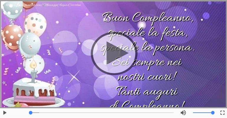 Buon compleanno!