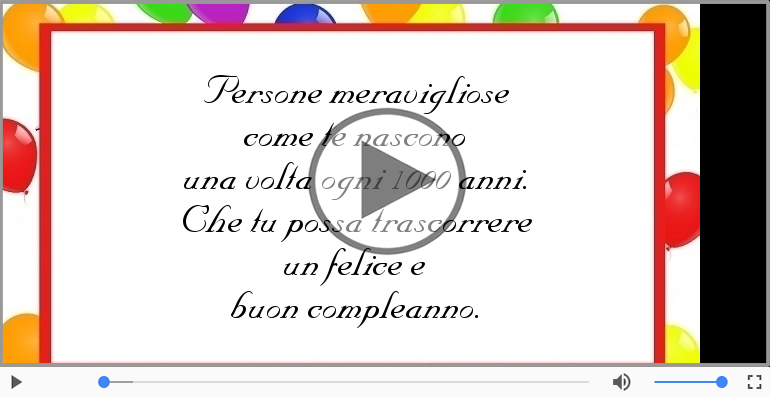 Buon compleanno!