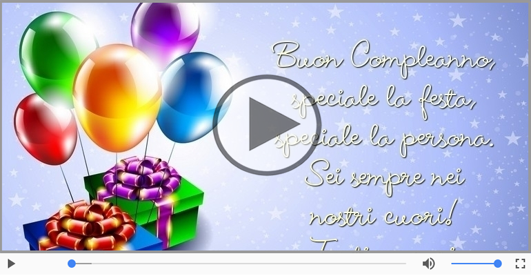 Buon compleanno!