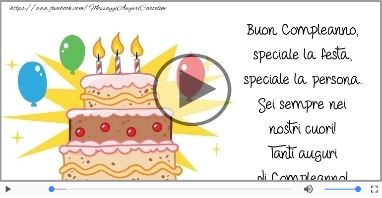 Buon compleanno!