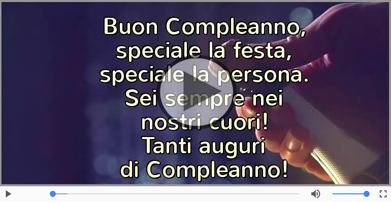Buon compleanno!