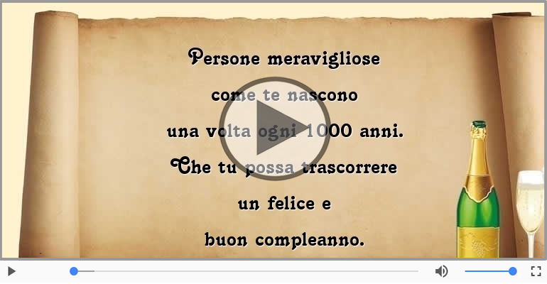 Buon compleanno!