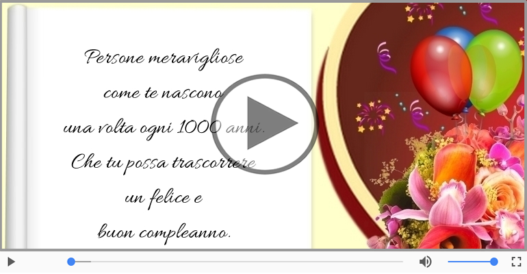 Buon compleanno!