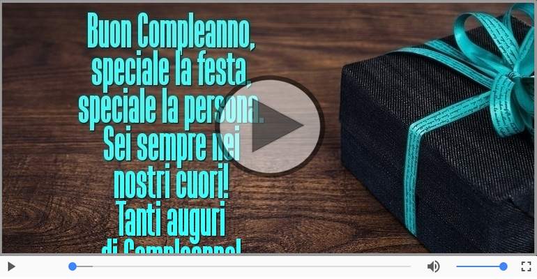 Buon compleanno!