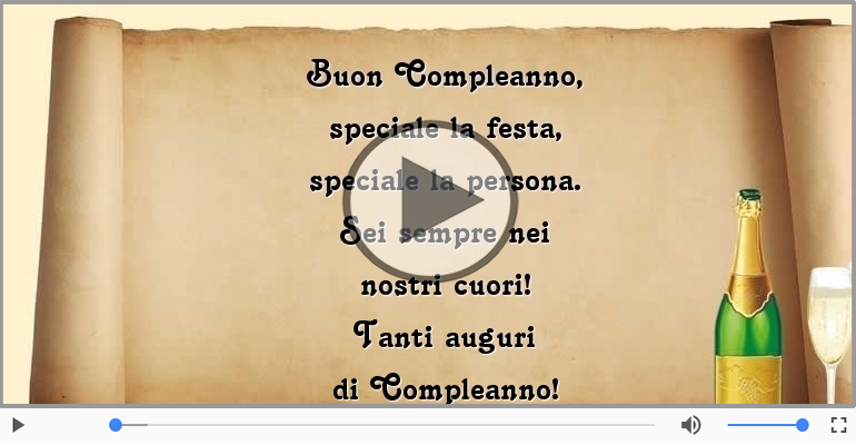 Buon compleanno!
