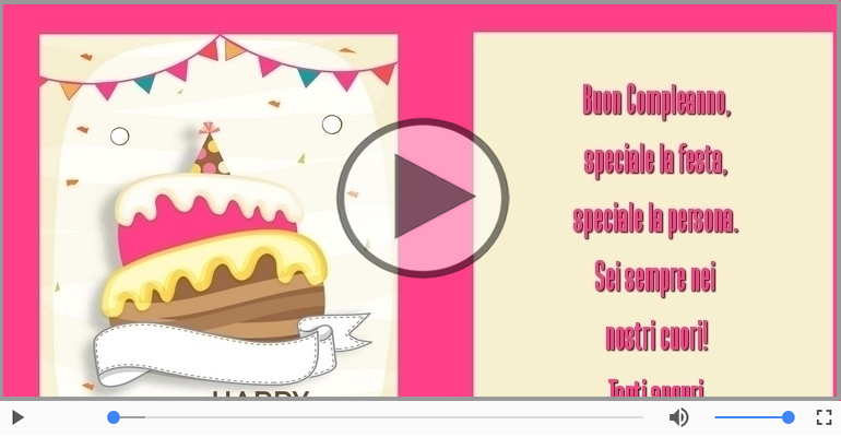 Buon compleanno!
