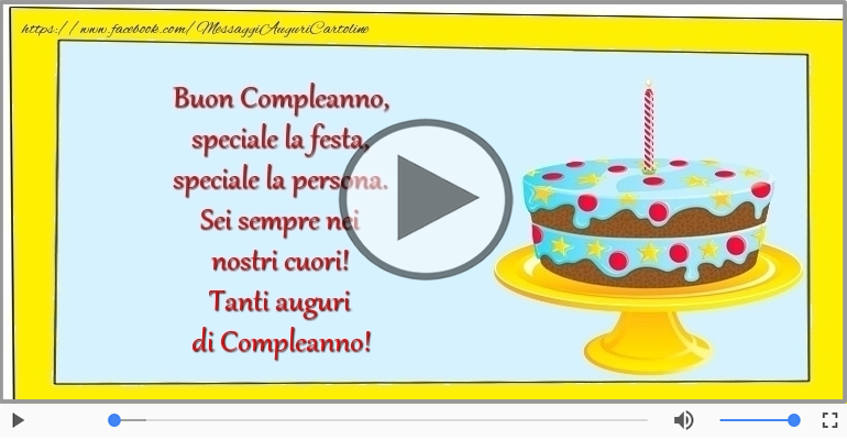 Buon compleanno!