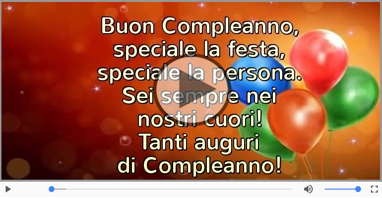 Buon compleanno!