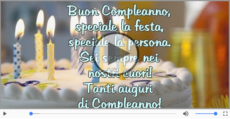Buon compleanno!