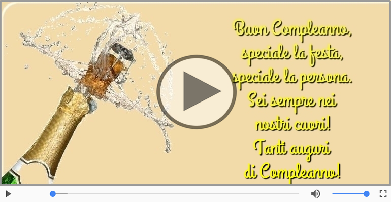 Buon compleanno!