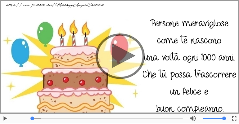 Buon compleanno!
