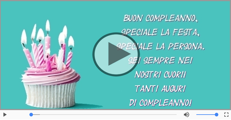 Buon compleanno!