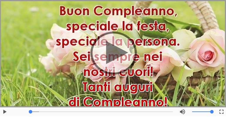 Buon compleanno!
