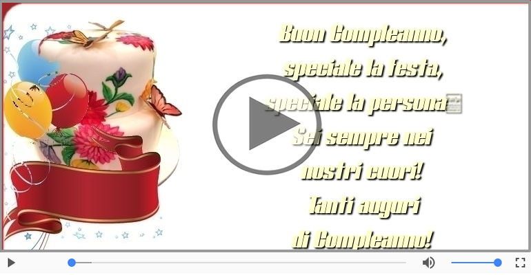 Buon compleanno!