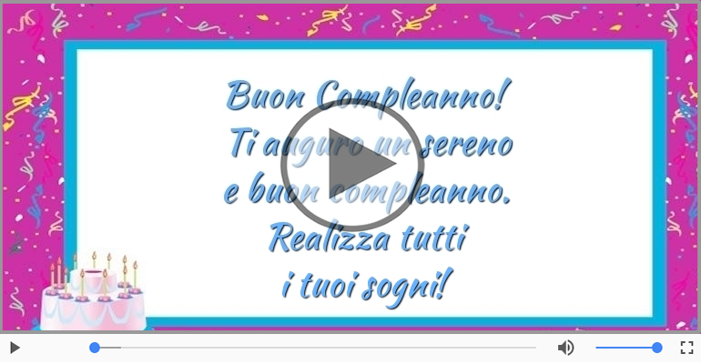 Buon Compleanno!