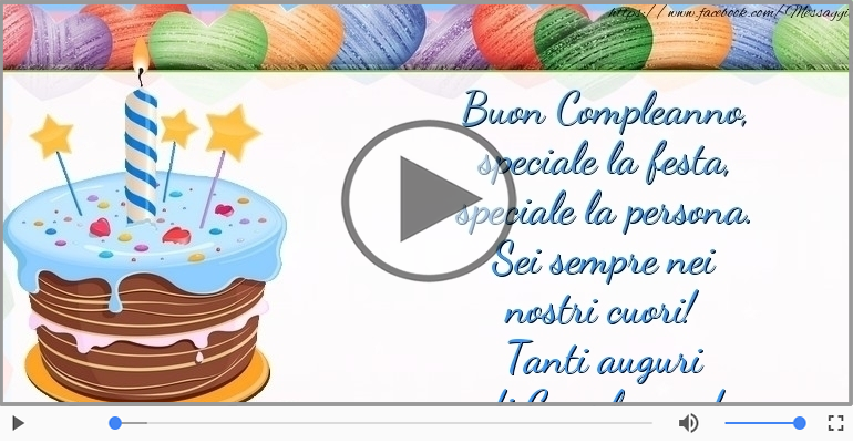 Buon compleanno!