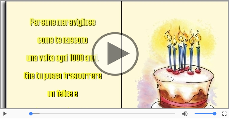 Buon compleanno!