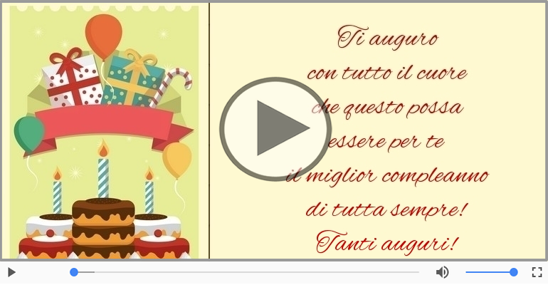 Tanti auguri!