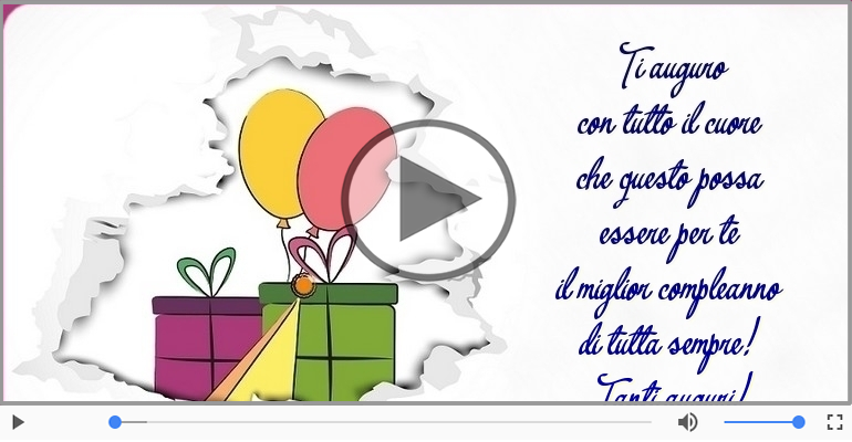 Tanti auguri!