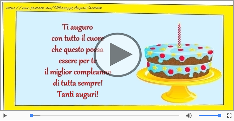 Tanti auguri!