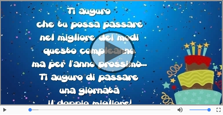 Buon compleanno!