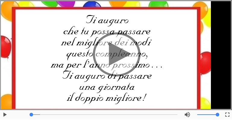 Buon compleanno!