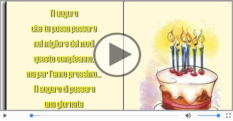 Buon compleanno!