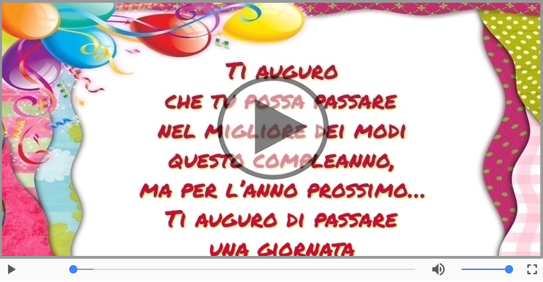 Buon compleanno!