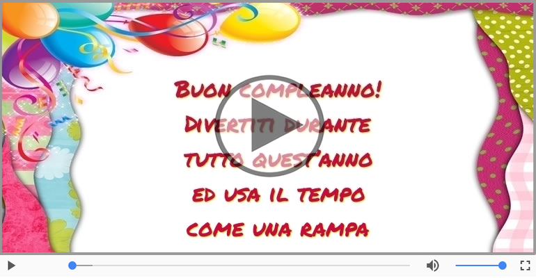 Buon compleanno!